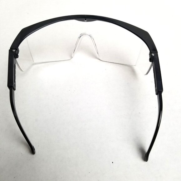 ANSI Z87.1 Polycarbonate Safety Glasses Clear Lens Workwear Lab Industrial PPE - Picture 5 of 9